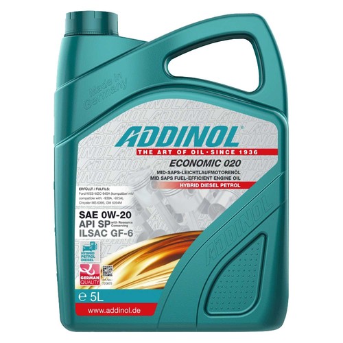 Olio motore addinol 20 - addinol, 0w-20