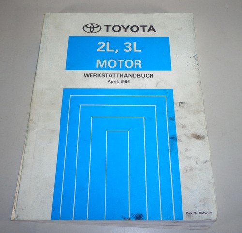 Manuale officina motore - , toyota