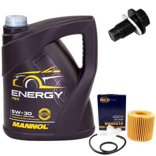 Kit olio motore 5 litri - kit,